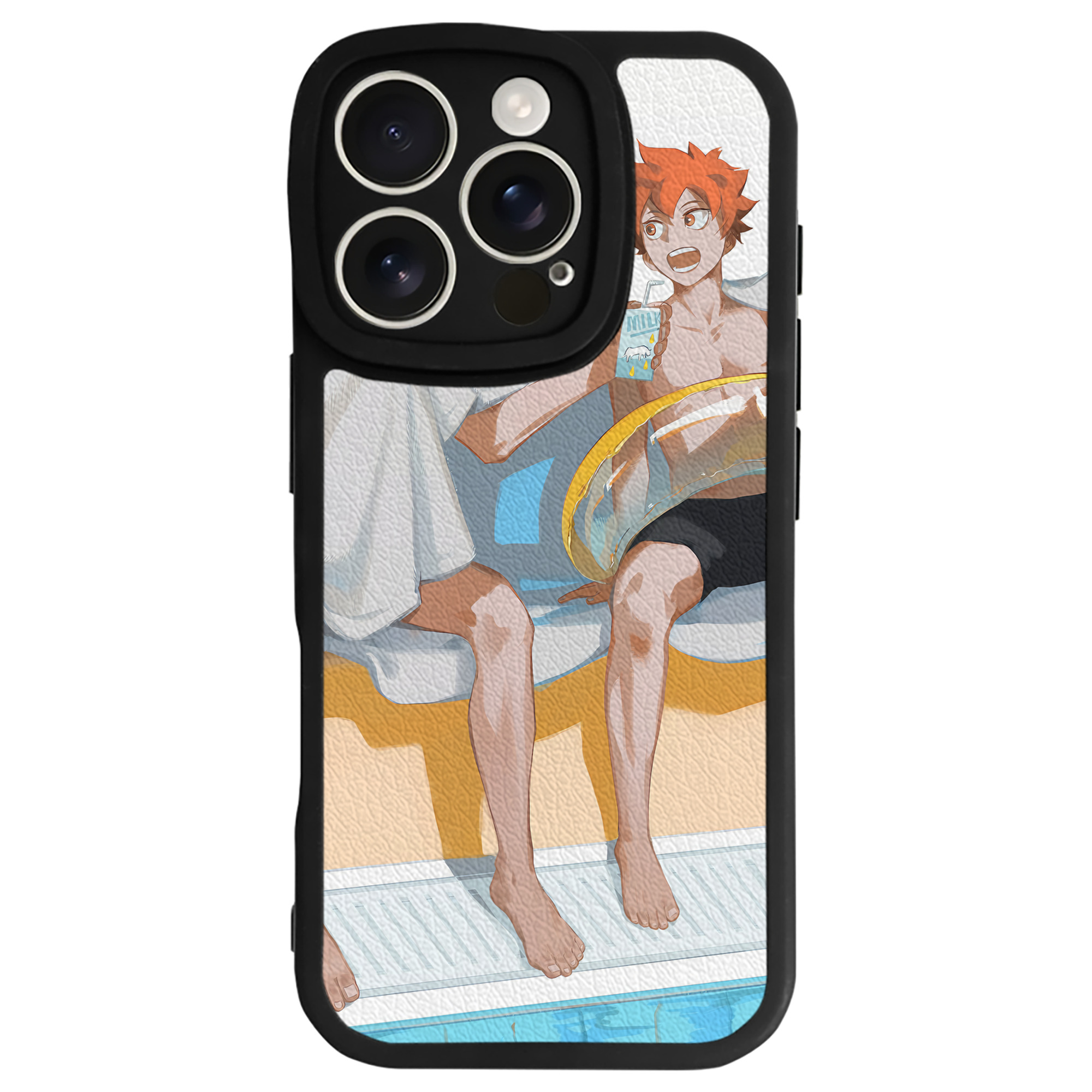 （画像用） ハイキュー!! Haikyu!! 【iPhone 16シリーズ対応】シリコンスマホケース（レザー調） 材質：シリコン